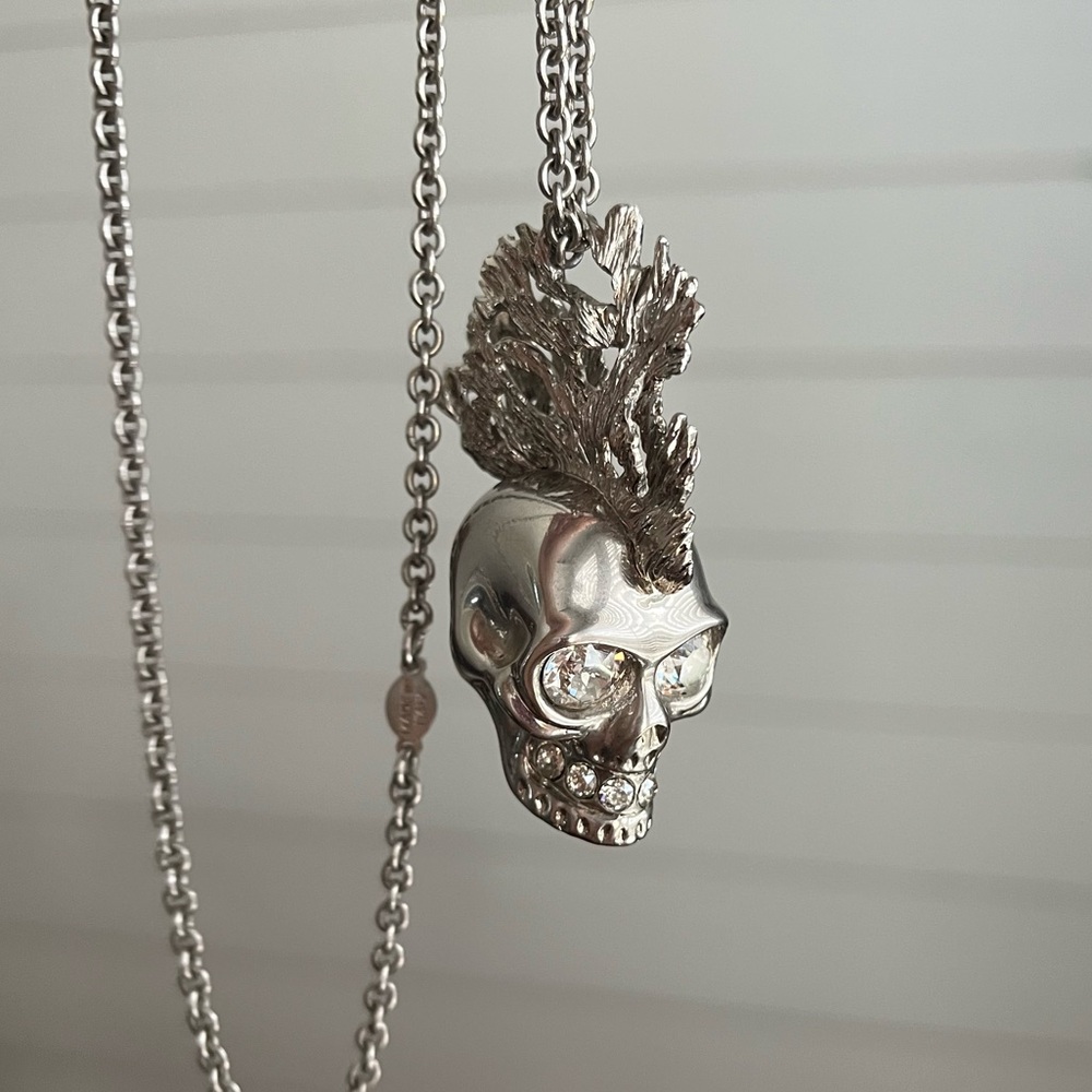 Alexander McQueen Skull Mohawk Necklace